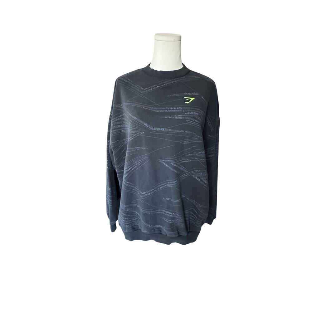 🖤 Gymshark Oversized Graphic Sweatshirt – Size XS - Picture 2 of 3
